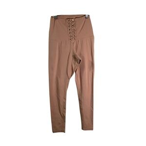 WeWoreWhat High-Waisted Lace-Up Leggings